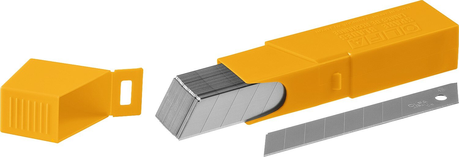 OLFA 18 х 100 х 0.5 мм, 50 шт, сегментированные лезвия (OL-LB-50B) — фото 1