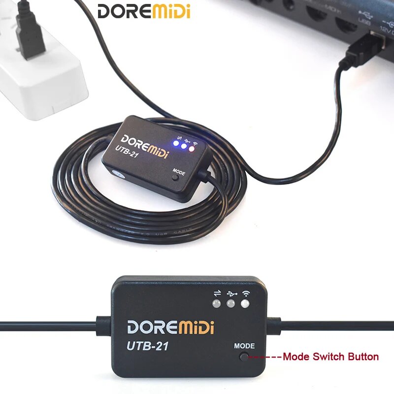 WIRELESS MIDI ADAPTER DOREMiDi UTB-21 Pro, 2 м