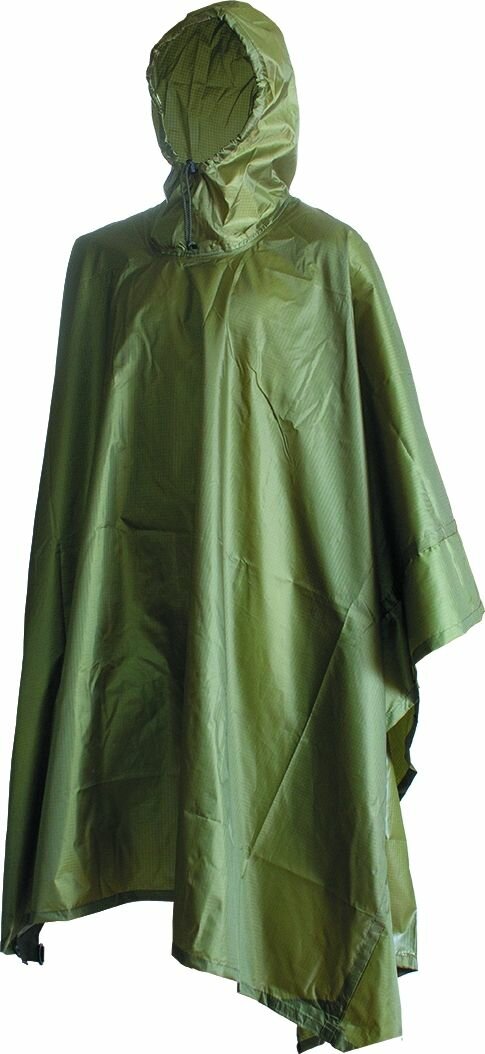 Пончо Снаряжение пончо, размер onesize, зелeный