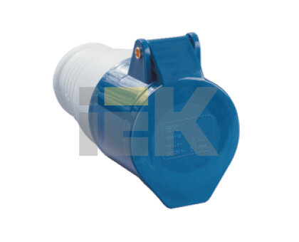 Розетка переносная IEK / ИЭК 213 2Р+Е 16А 220В IP44 PSR21-016-3 / механизм силовой кабельный