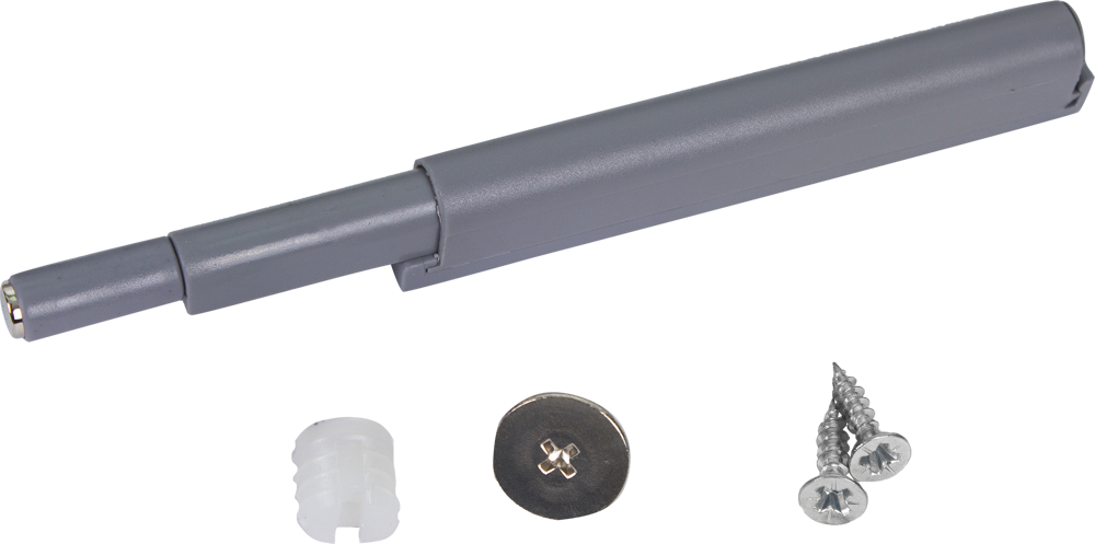 Упор-защелка фасада AMF11/GR 85x14 мм пластик цвет серый