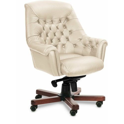 Кресло Multi-Office Zurich, кожа, газлифт, механизм мультиблок, подлокотники, бежевое