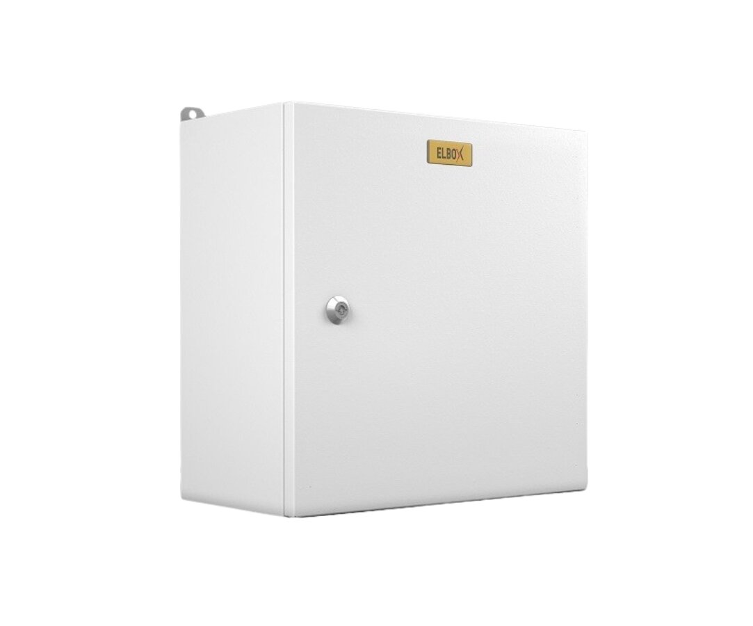 Шкаф электротехнический настенный Elbox EMW, IP66, 300х200х150 мм (ВхШхГ), дверь: металл, металл, цвет: серый