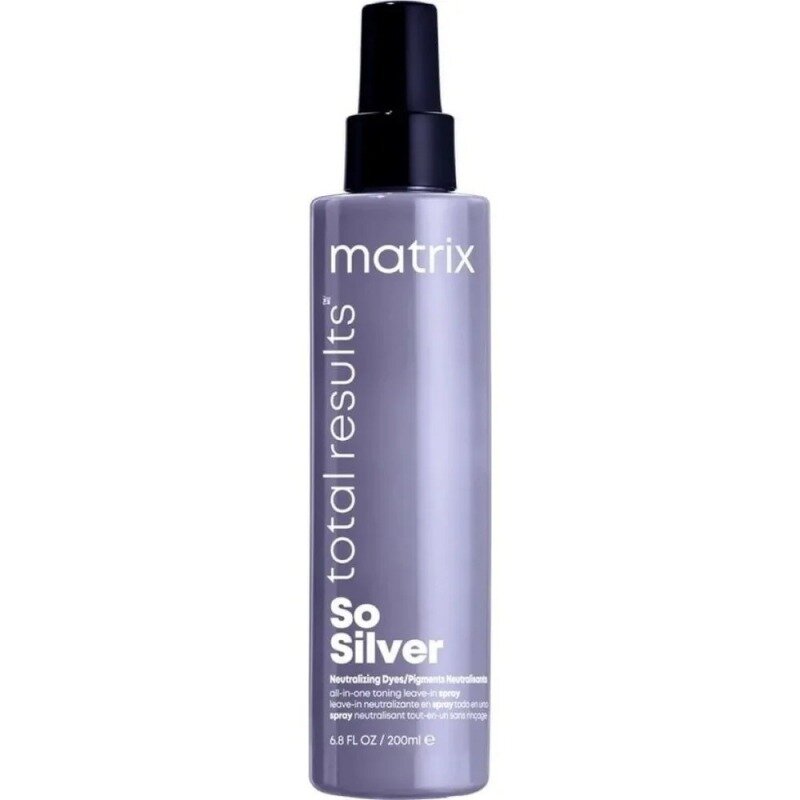 MATRIX Total Results So Silver Мультифункциональный спрей 10 в 1 для холодного светлого блонда, 200 мл