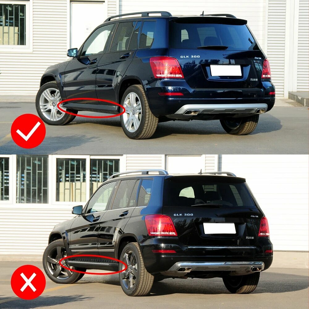 Автомобильные Брызговики для Mercedes Benz X204 GLK 200 260 300 350, грязевые GLK without pedal