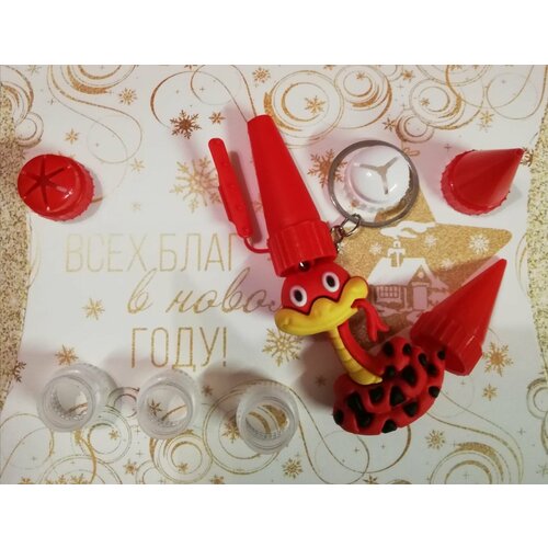 Мультикон Новогодний набор мультиструйных насадок для майонеза , кетчупа, сгущенки, соусов -7 предметов