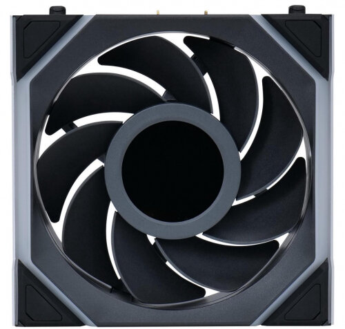 Вентилятор для корпуса Lian LI UNI FAN SL WIRELESS LCD 120 Reverse Black (G99.12RSLLCD1W1B. R0) — фото 1