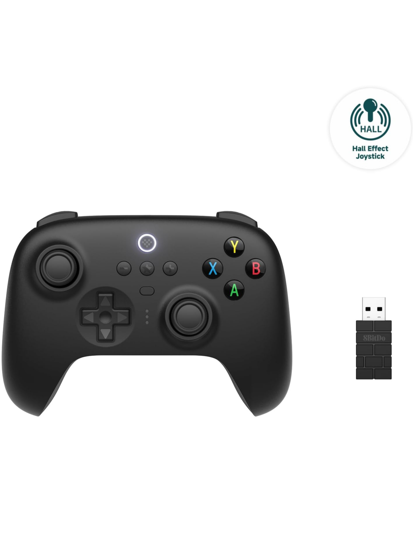 Беспроводной геймпад 8BitDo Ultimate 2.4G Wireless Controller для ПК, Android, Apple, черный — фото 1