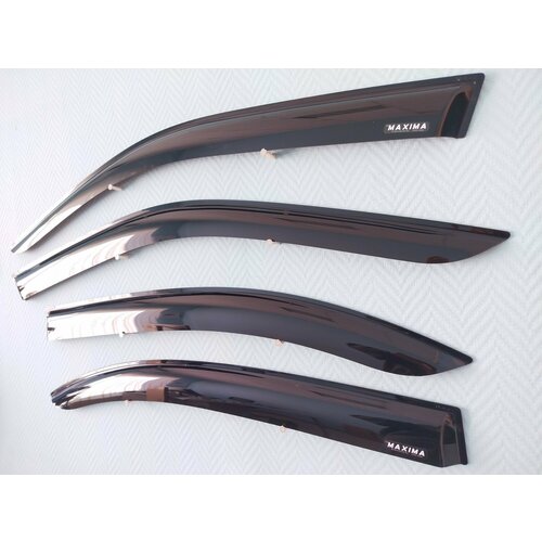 Дефлекторы окон Nissan Maxima A33 с 1999 по 2006, к-т 4 шт, скотч 3M