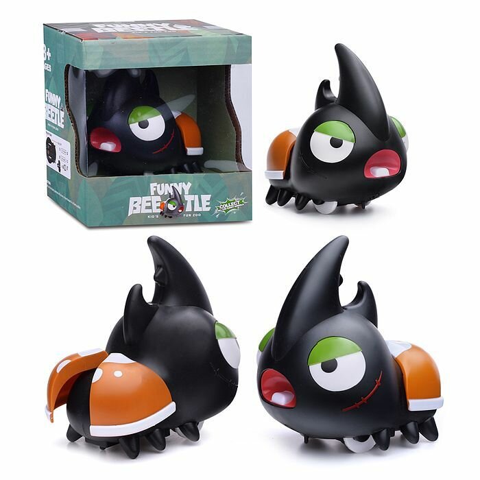 Интерактивная игрушка Oubaoloon "Смешной жук", на батарейках, в коробке (9903C)