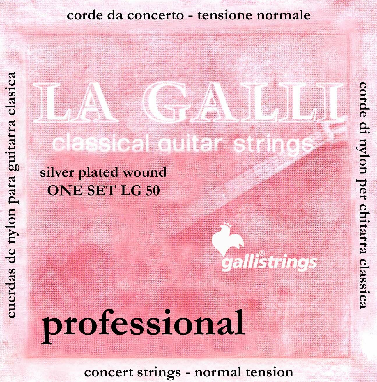 Комплект струн для классической гитары Galli Strings Normal LG50