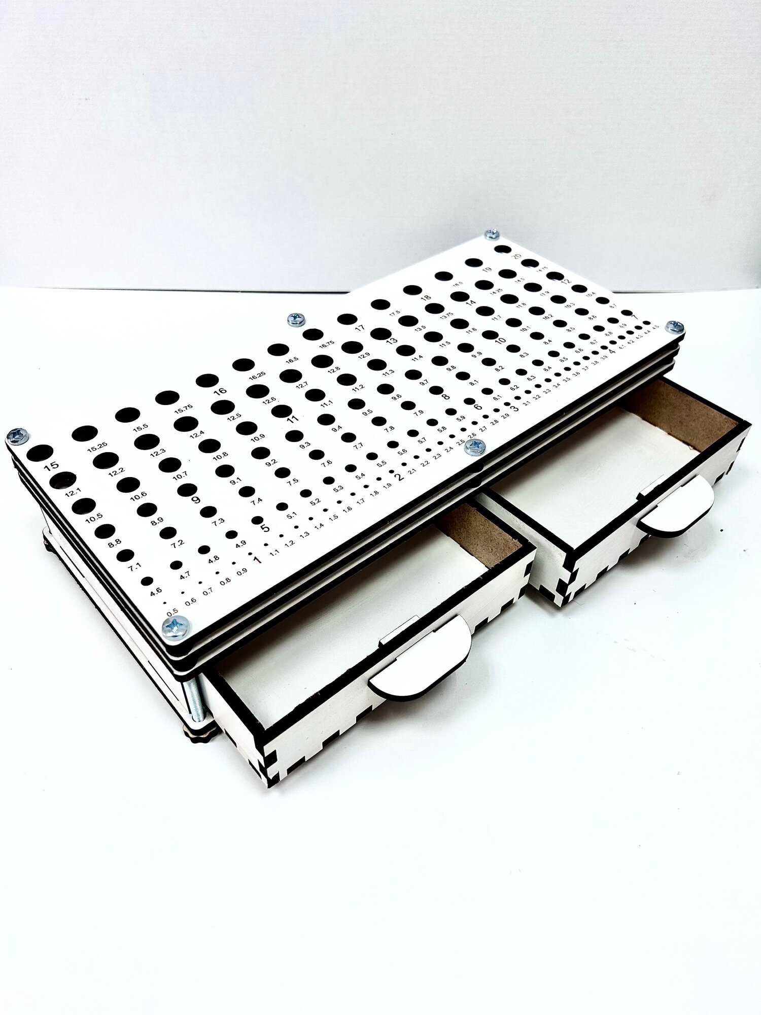 Подставка для сверл от 0,5-20 мм, с двумя ящиками СМ. Описание! — фото 1