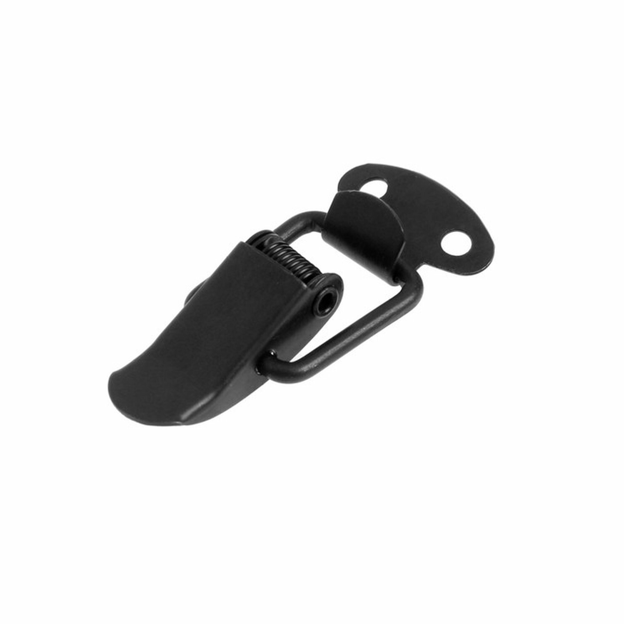 Замок-защёлка Тундра для ящика накладной черный металл 4 шт