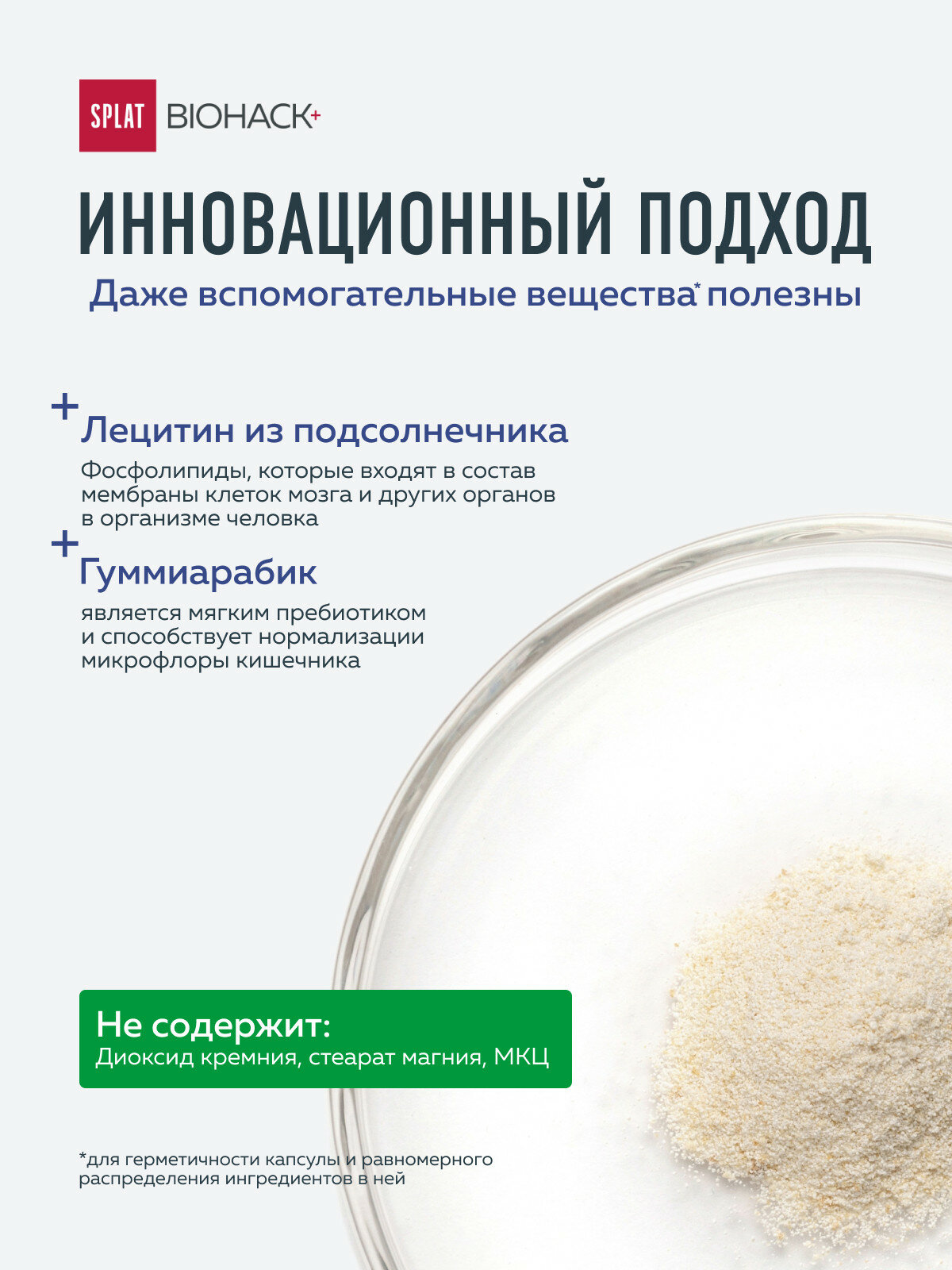 Биологически активная добавка к пище «SPLAT BIOHACK+ (СПЛАТ БИОХАК+) Магний 400 мг ПЛЮС синергисты В1, B6. №60 — фото 1