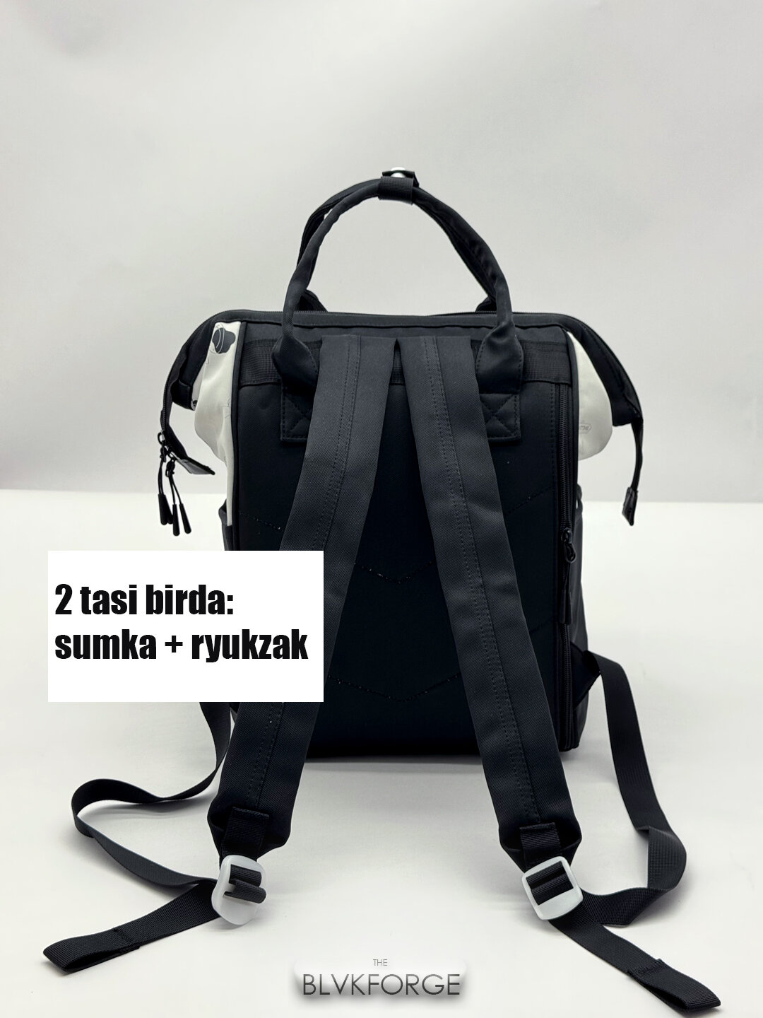 Сумка-рюкзак  Сумка-рюкзак для мам, с полужестким каркасом, фактура матовая, гладкая, песочный — фото 1