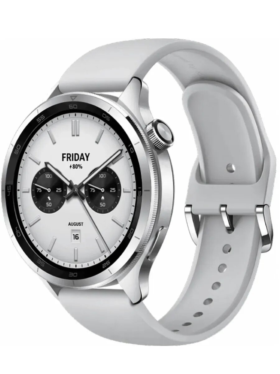 Смарт-часы Watch S4 47мм 1.43" AMOLED Серебристый