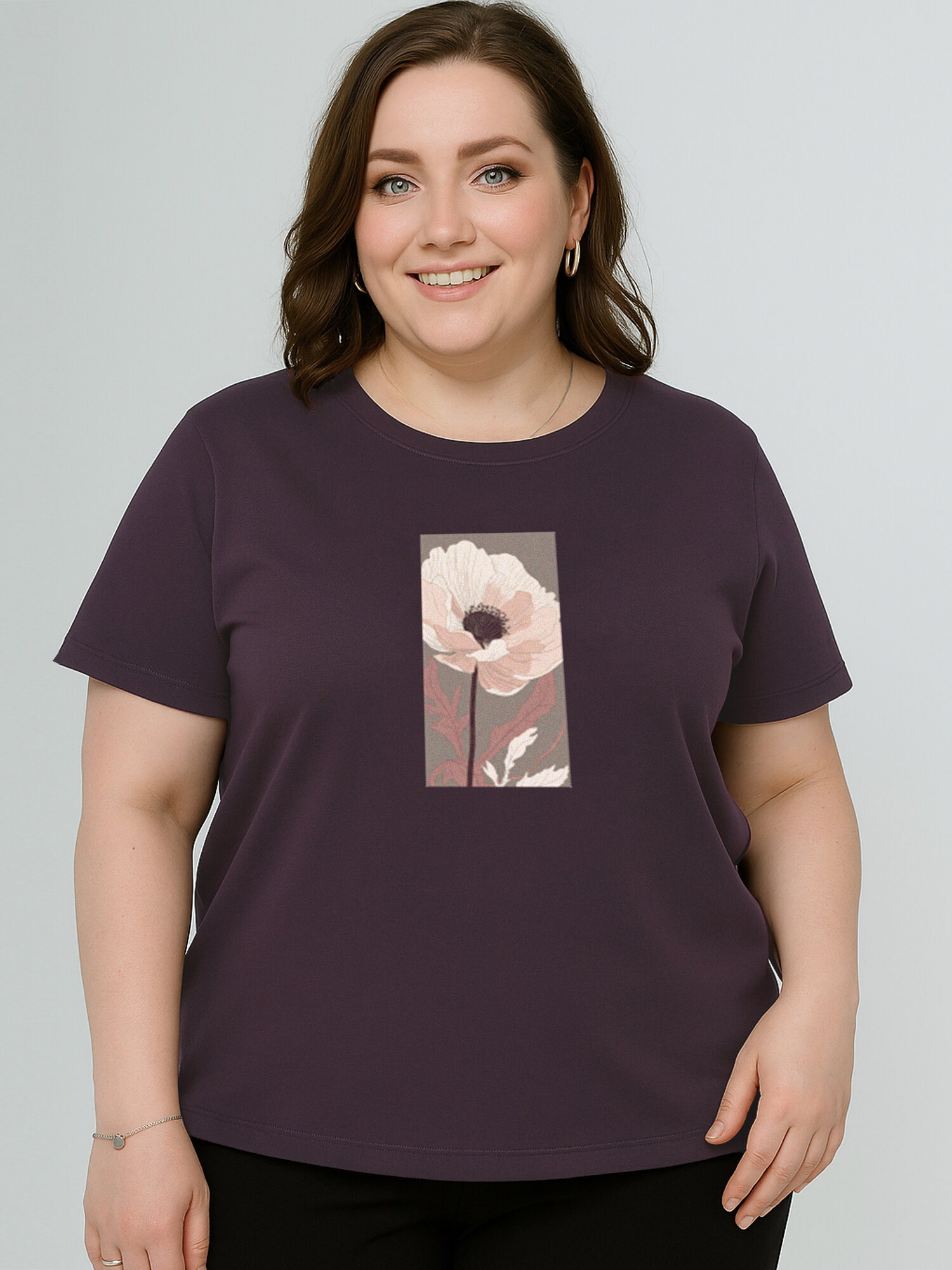 Футболка женская большого размера