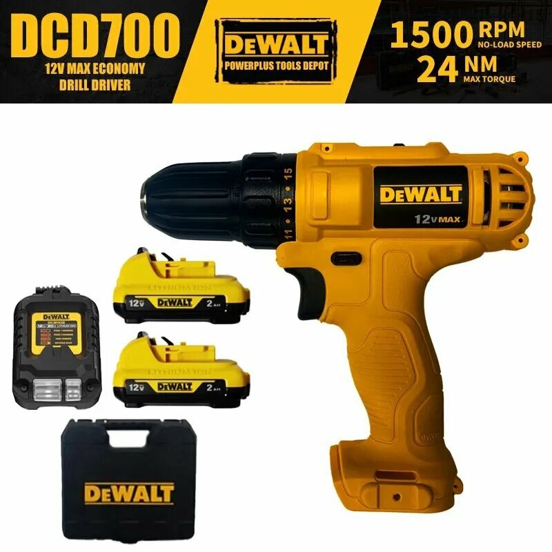 DEWALT DCD700 12 В MAX Дрель-шуруповерт эконом-класса 12 В Электроинструменты