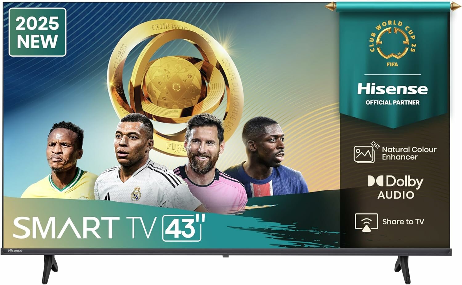 Телевизор Hisense 43 A6 - NEW model 2025 4K UHD Smart TV, шикарная картинка Dolby Vision супер звук Dolby Atmos