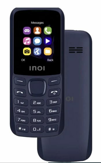 Кнопочный телефон INOI 240 Modern 4G, Bluetooth, экран 1.8", синий — фото 1