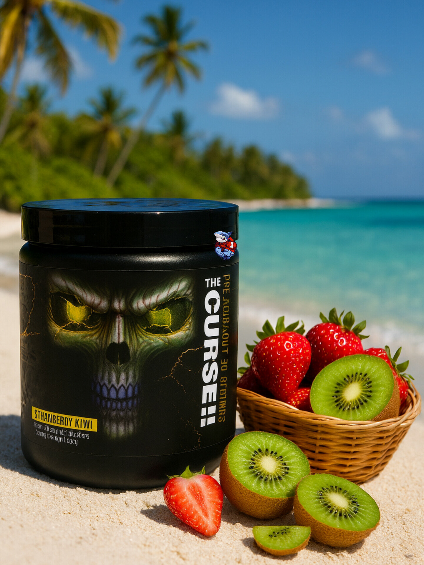 Pre workout The Curse от JNX Sports 50 порций энергетик, предтреник. Клубника киви