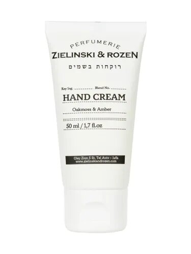 Zielinski & Rozen Крем для рук Дубовый мох, Амбра (50мл)