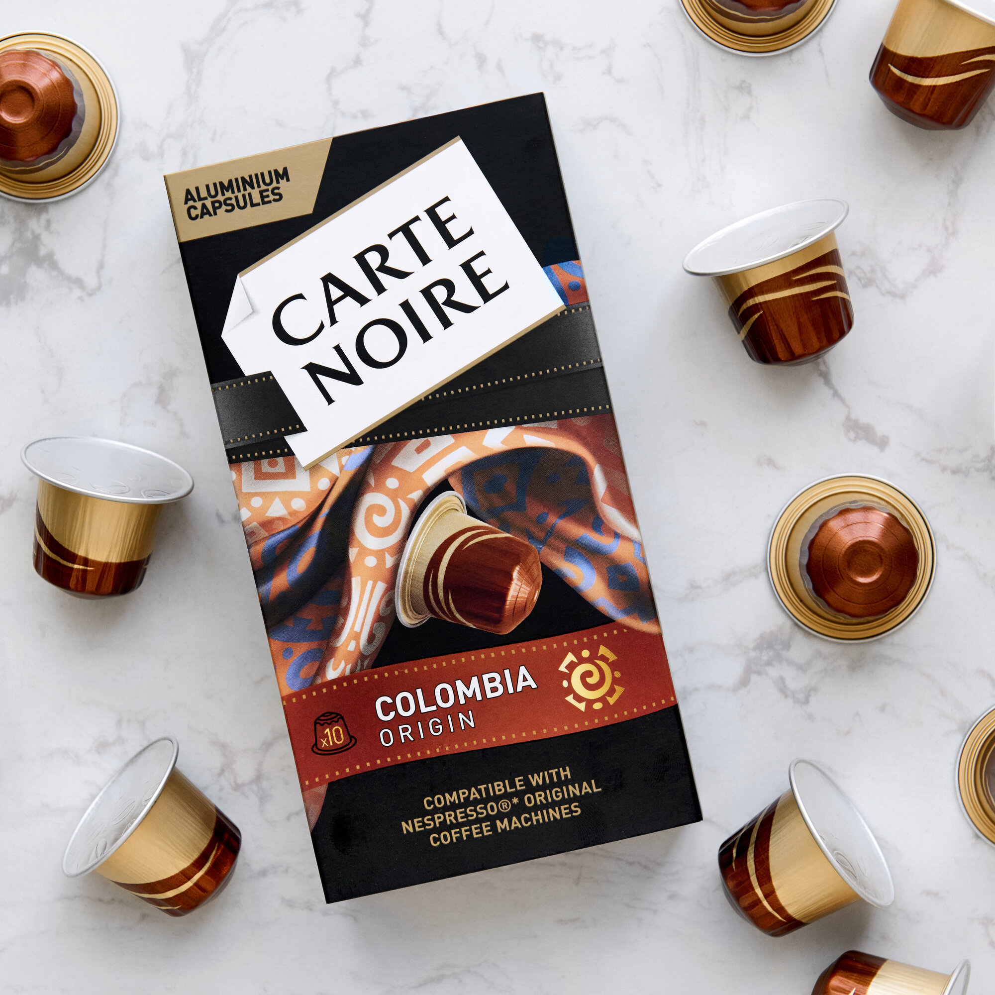 Кофе в капсулах Carte Noire Colombia Origin, 10 порций, 10 кап. в уп.
