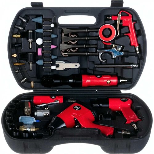 Набор пневмоинструмента и оснастки DEKO DKPT61 61 предм 11858₽