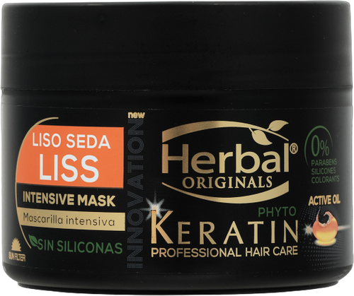 Herbal Интенсивная маска для волос Phyto Keratin Liss, 300 мл, банка