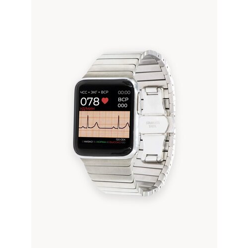 Профессиональные часы здоровья HEALTHBAND с измерением давления, пульса, температуры, кислорода, ЭКГ и сигнализатором тахикардии Health Watch Pro №5