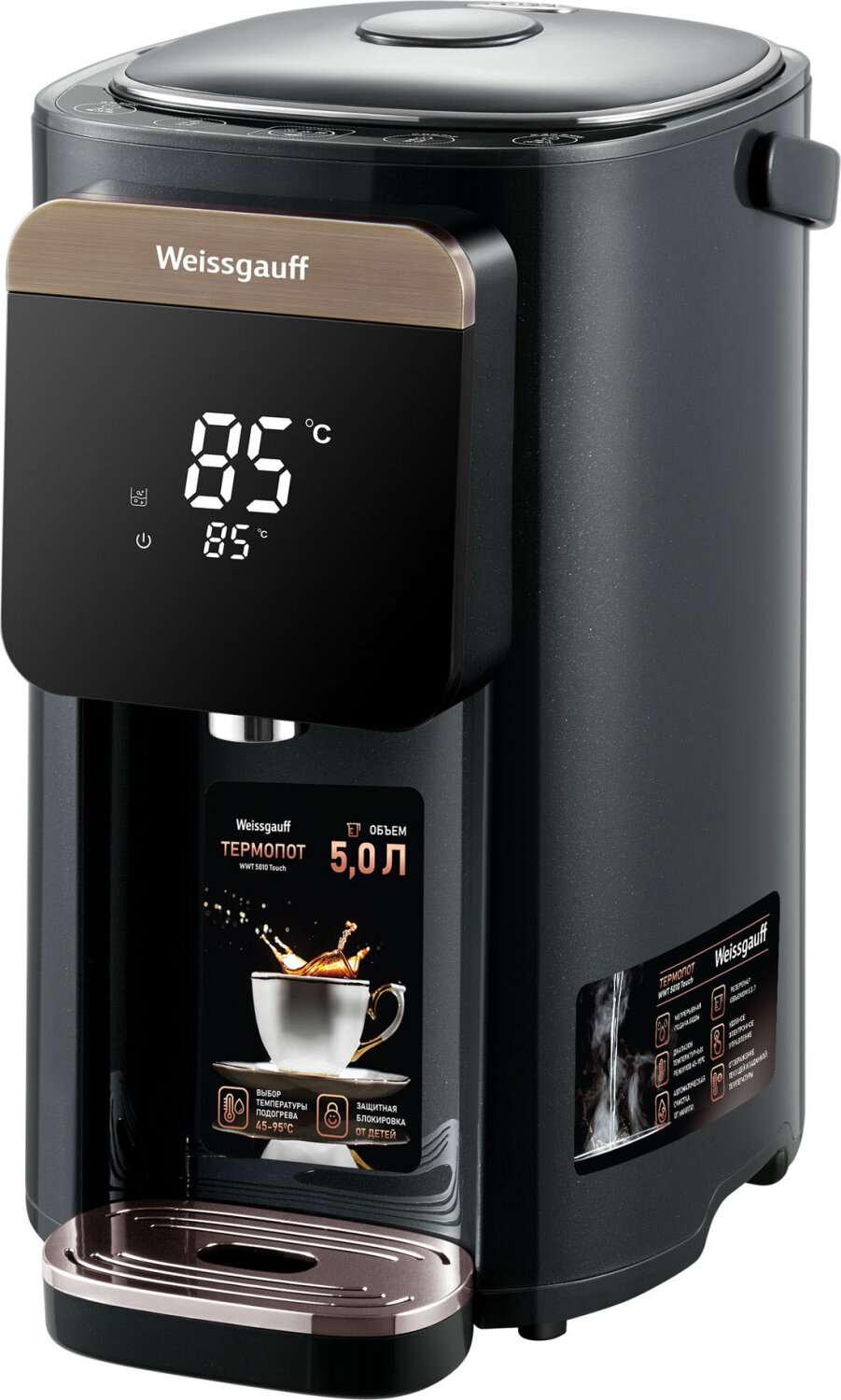 фото Термопот Weissgauff WWT 5010 Touch DBG