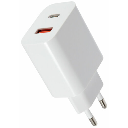 Сетевое зарядное устройство moonfish USB-A + USB-C, PD, 20 Вт, белый зарядное устройство для мобильных устройств 8 в 1 ach m 01