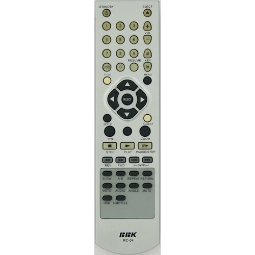 Пульт BBK RC-04 для DVD плеера BBK916S, BBK928