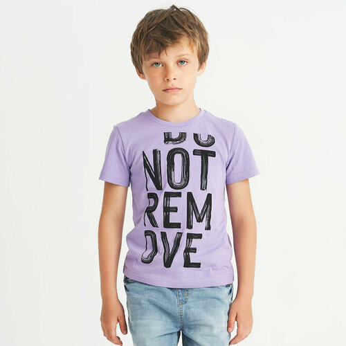 фото Футболка ido, размер 8 лет (128 см), фиолетовый