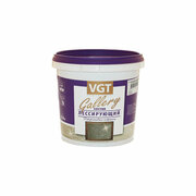 VGT GALLERY лессирующий состав полупрозрачный для декоративных штукатурок, жемчуг (0,9кг)