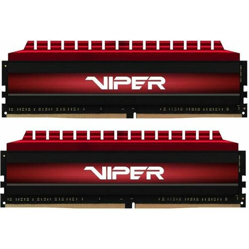 Оперативная память для компьютера 64Gb 2x32Gb PC4-25600 3200MHz DDR4 DIMM CL16 Patriot Viper 4 PV464G320C6K 1410600₽
