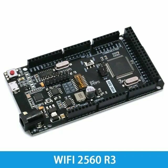 Контроллер Arduino Mega 2560 WIFI ESP8266 CH340G/ATmega2560 (без USB провода)