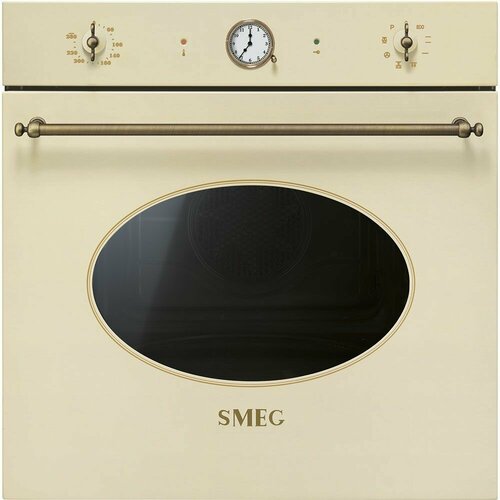 Духовой шкаф Smeg SFP805PO бежевый, кремовый