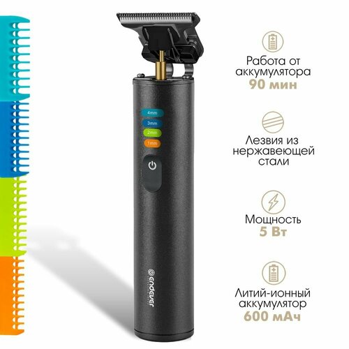 Беспроводная машинка для стрижки волос триммер для бороды и усов Endever Sven-989 149000₽