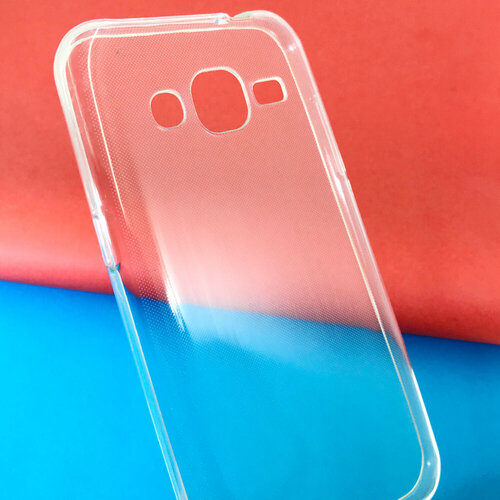 Samsung Galaxy J2 2015 Прозрачный Чехол на смартфона чехол на смартфон samsung galaxy j2 2016 накладка прозрачная силиконовая с блестящим выпуклым узором в виде сетки
