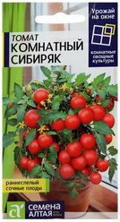 Семена Томат "Комнатный Сибиряк", Сем. Алт, ц/п, 0,05 г