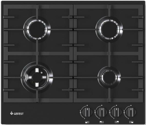 Газовая варочная поверхность PVG 1214-01 K3 BLACK 14780001 GEFEST