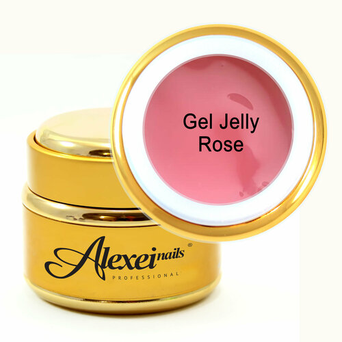 Гель для укрепления и наращивания ногтей AlexeiNails Gel Jelly Rose , 30мл гель для укрепления и наращивания ногтей gel gipsy alexeinails 30мл