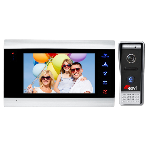 px dp71ts цветной 7 ahd видеодомофон сенсорный экран слот microsd EVJ-71-AHD(bw7)-KIT Комплект видеодомофона 7 слот microSD 32G (Монитор/Видеопанель)