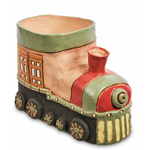 Кашпо керамическое Паровозик ZLC-100 113-1010086 3586₽