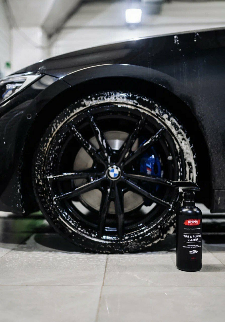 Очиститель шин резиновых деталей и пластика SHIMA DETAILER TIRE & RUBBER CLEANER 1л 4603740921886