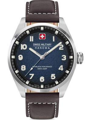 Наручные часы Swiss Military Hanowa SMWGA0001502, коричневый, серебряный