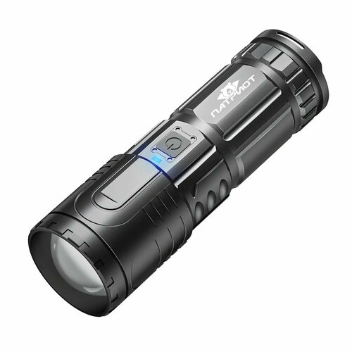 фото Фонарь ручной (1l+1l, встр. аккум, zoom)патриот pt-flr37