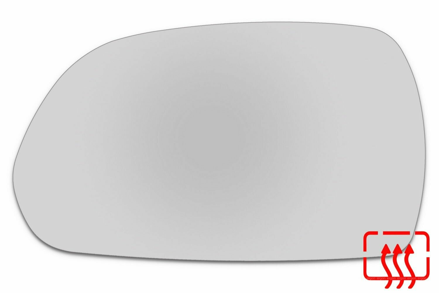 Элемент зеркала HYUNDAI Elantra III c 2000 по 2004 левый сферический c обогревом 39140008