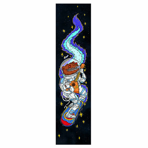 фото Шкурка комета космо-медведь синий